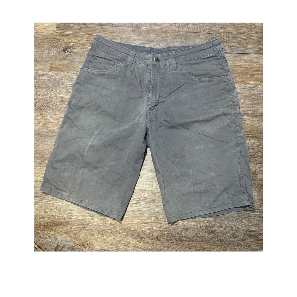 Patagonia Mens Grey Organic Cotton Nylon‎ Cargo Utility Shorts Size 32